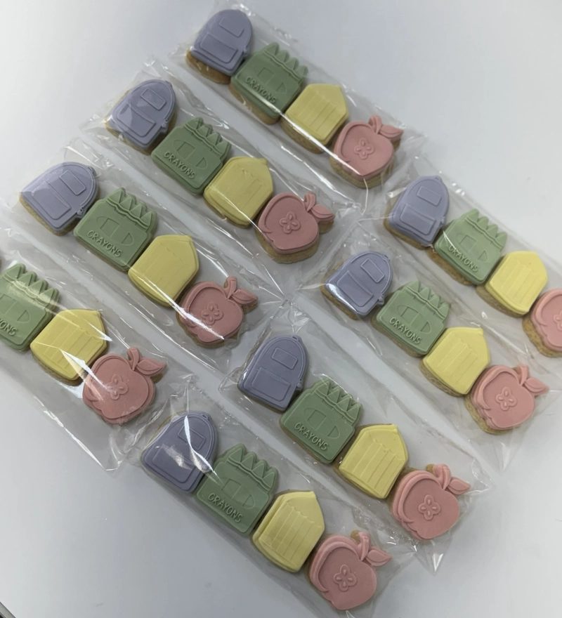 Mini Sleeves - Back to School Sugar Cookies Design